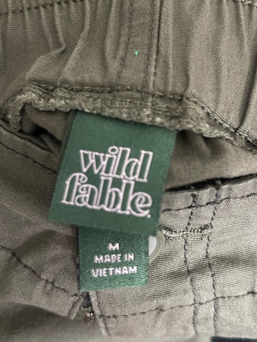 Y2K wild‎ fable Olive Green Cargo Mini Skirt Medium - Picture 7 of 7
